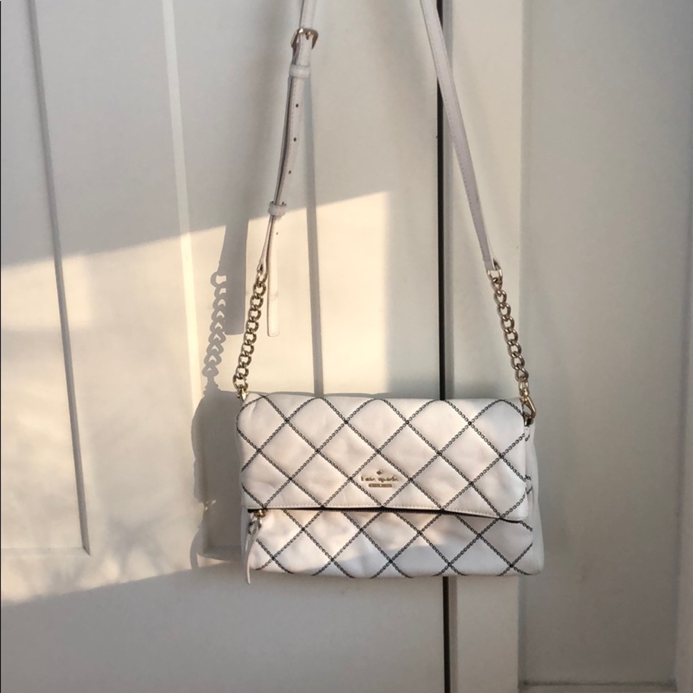 kate spade white purse